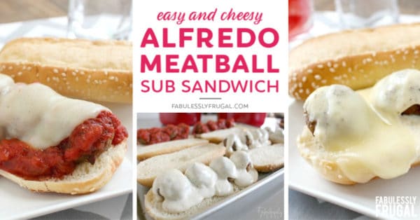 Alfredo metaball subs recipe