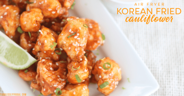 Korean Fried Cauliflower in the Air Fryer