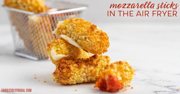 air fryer mozzarella sticks