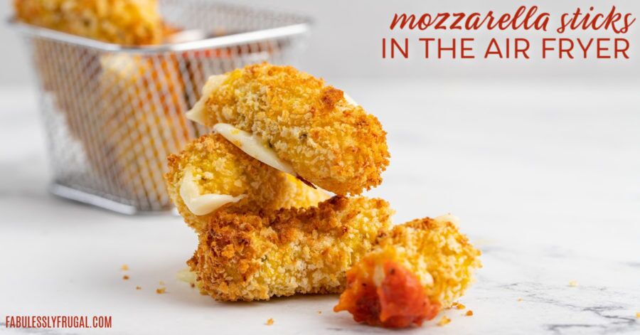 air fryer mozzarella sticks