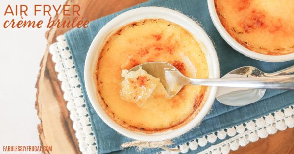 air fryer creme brulee