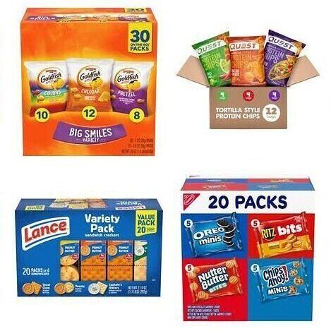 snacks perfect for packing in lunches or on the go